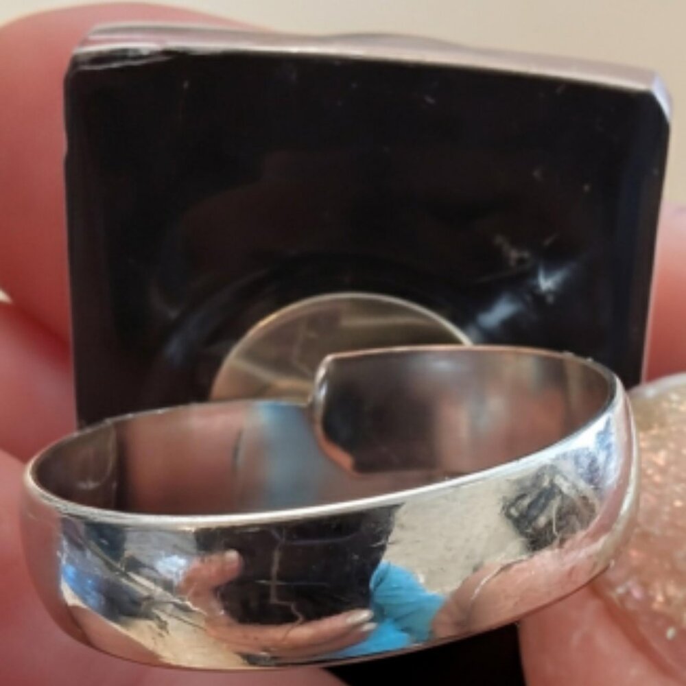 Gothic Doll Adjustable Silver Ring - image 2